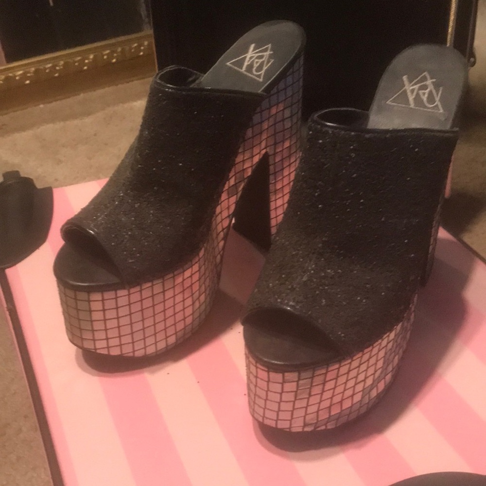 TRU Retro Disco Platform Party shoes